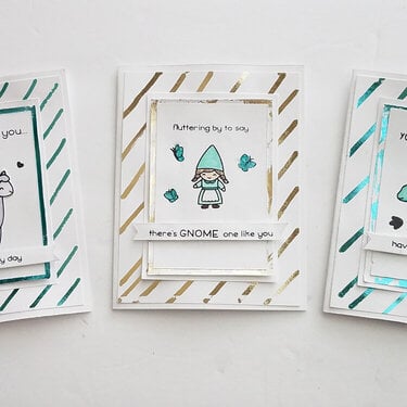 Simple Stamped &amp; Foil Cards