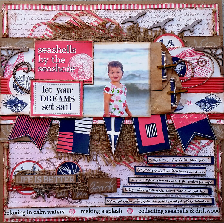 Life is Better at the Beach **Tattered Angels &amp; 7 Gypsies &amp; Canvas Corp &amp; ULD**