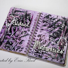 "Sweet memories" art journal w/video