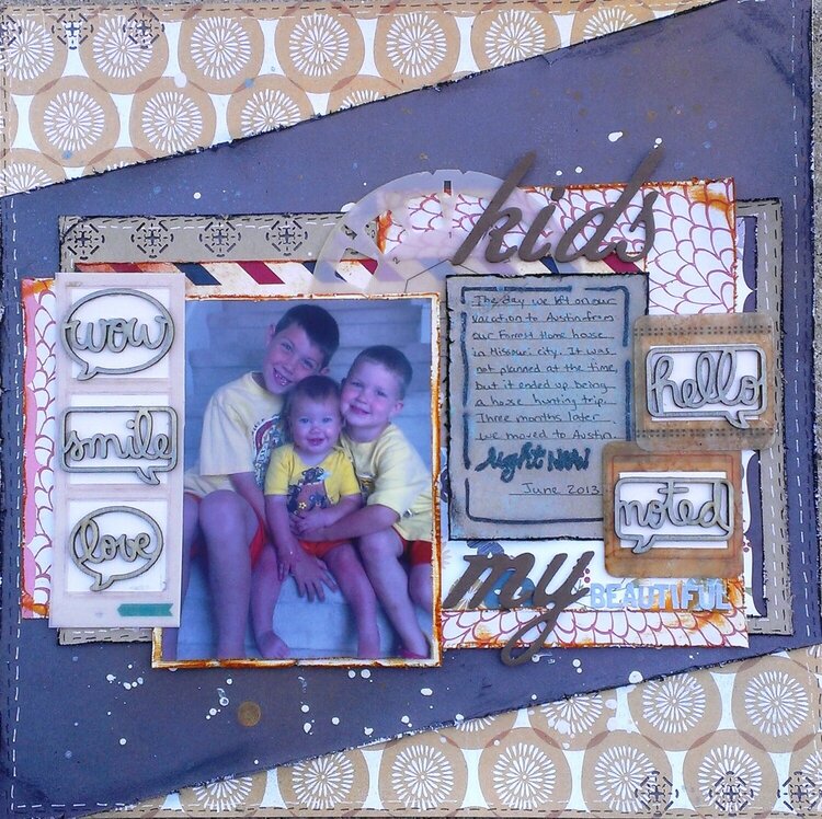 my kids **Birds of a Feather Kit &amp; Just Imagine** with tutorial