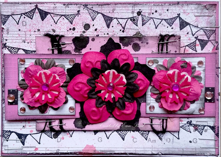 Pink Mixed Media **ScrapPlezier &amp; Susan K. Weckesser**