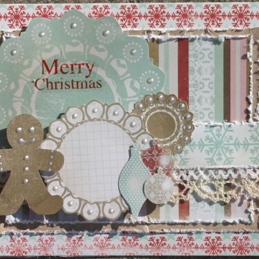 Merry Christmas USING SCRAPCAKE COZY XMAS **FLYING UNICORN and SCRAPFIT**