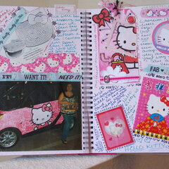 Smash Book Hello Kitty pages