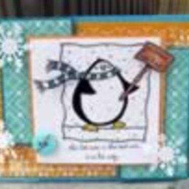 Shelly Skala - Penguin with Sign - 21