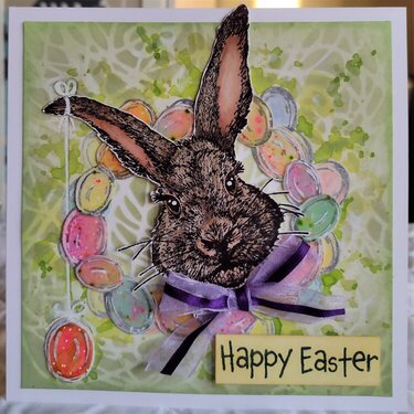 Happy Bunny - Easter Card