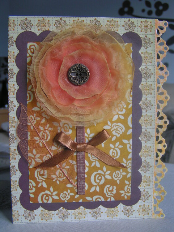My using-up scraps card