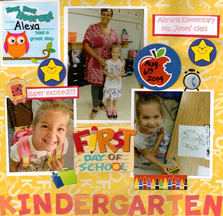 First Day of Kindergarten