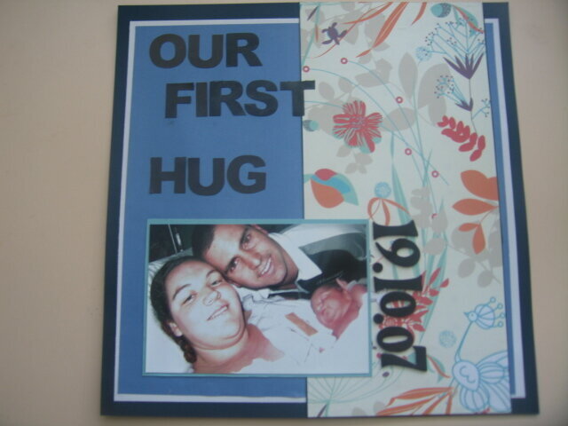 our first hug