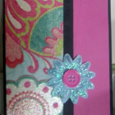 glitzy card