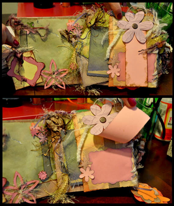 Flower Commotion Paperbag Scrap Album 2