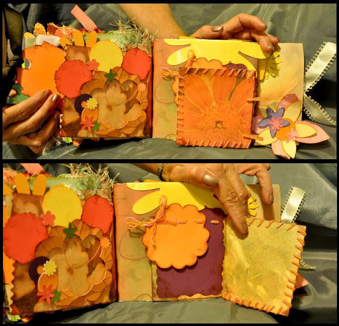 Flower Commotion Paperbag Scrap Album 5