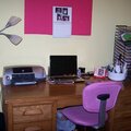My desk area.