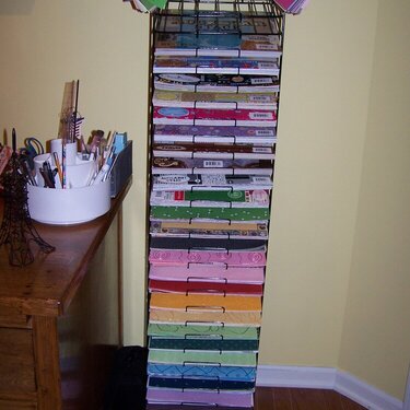 Non-themed paper and stack rack