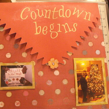 1st page to Countdown begins
