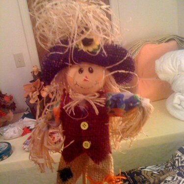 Mystery photo #1 Scarecrow with my hair