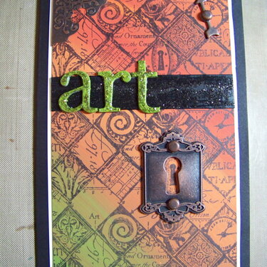 Painted Art Card