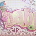 Sweet Baby Girl single 12" x 12" page