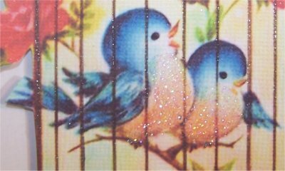 Vintage Bird Cage Close-up
