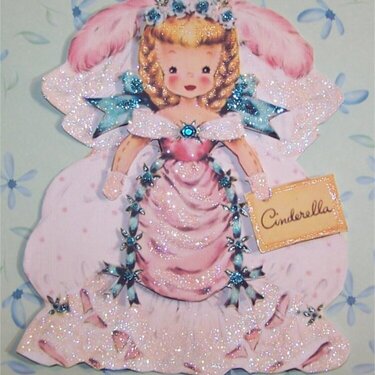 vintage Cinderella Image for card or layout