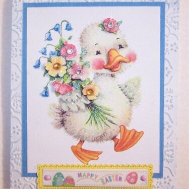 Little Duck Card used for Easter this year