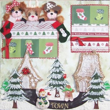 Santa is coming to town page2 layout