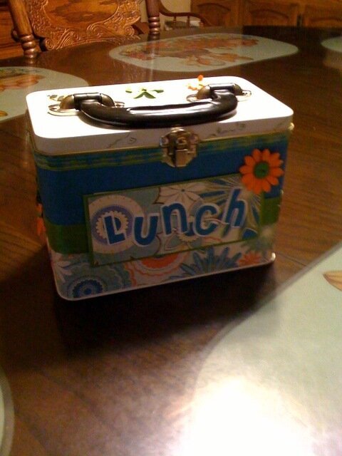 Altered Lunch Tin/Pail
