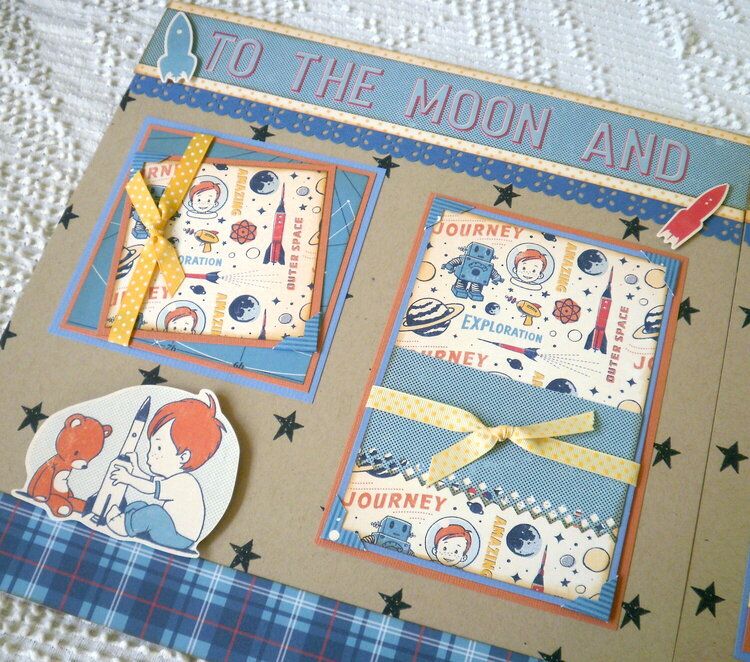 To The Moon and Back 2 page Layout
