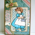 Sugar Kissed Cottage Card - Polly