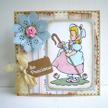 Sugar Kissed Cottage card - Mary