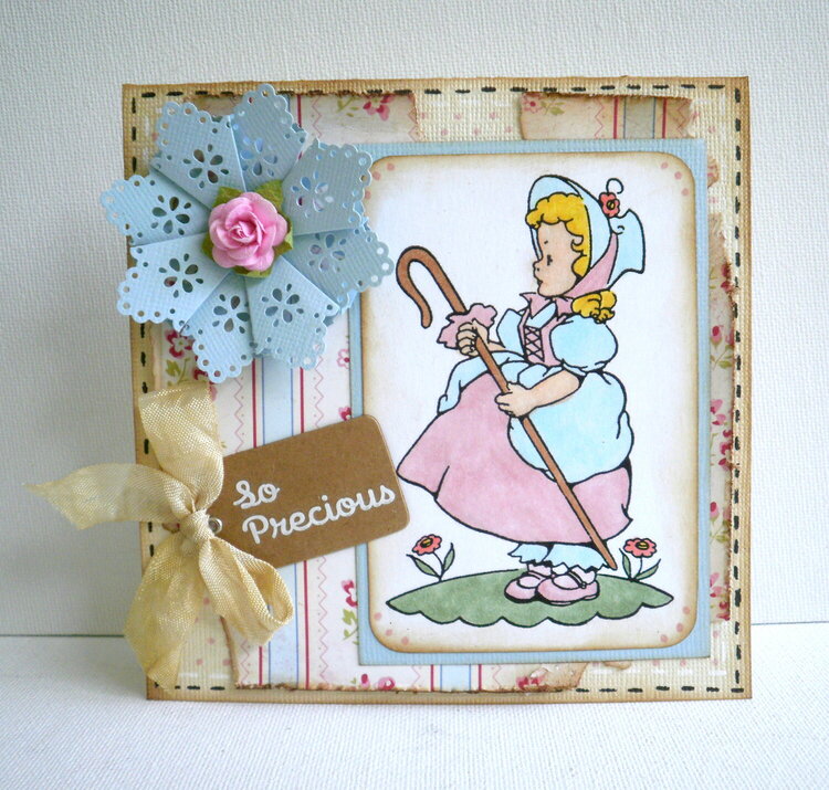 Sugar Kissed Cottage card - Mary