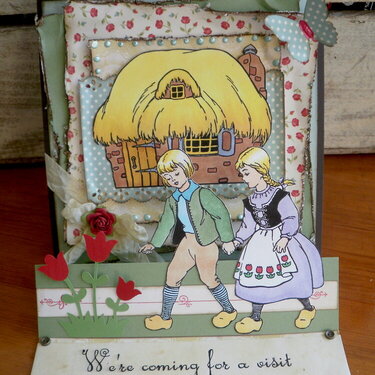 Fairytale Cottage Easel Card Sugar Kissed Cottage