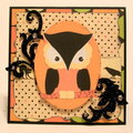 Halloween card using Caardvarks sketch
