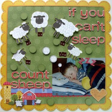 If you can't sleep, count sheep-My Little Shoebox