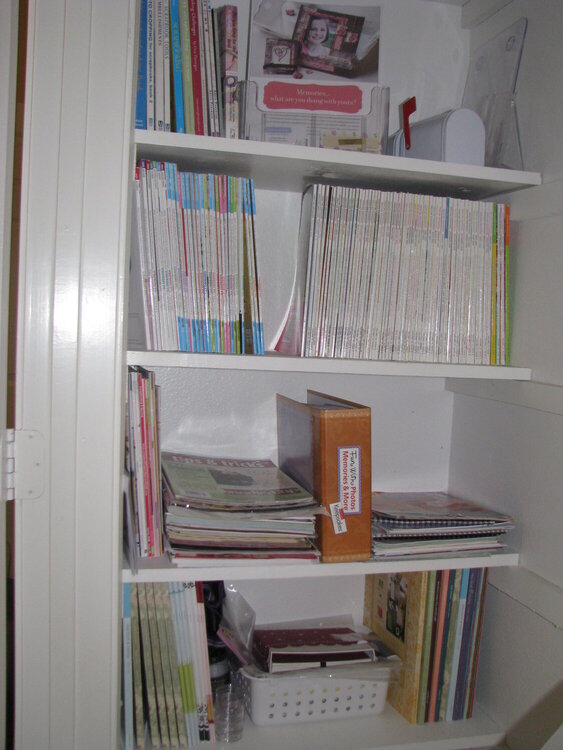 Magazines in Closet
