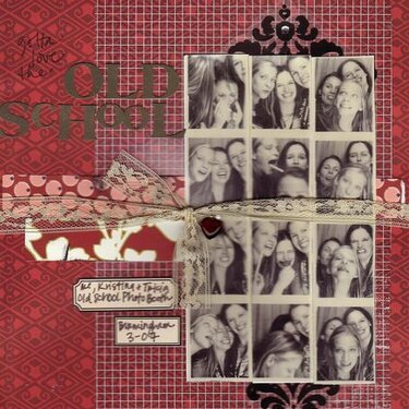 old school photo booth