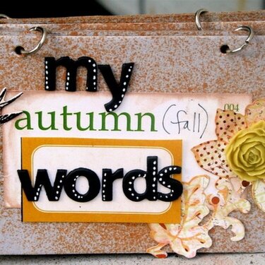 harper's autumn words book