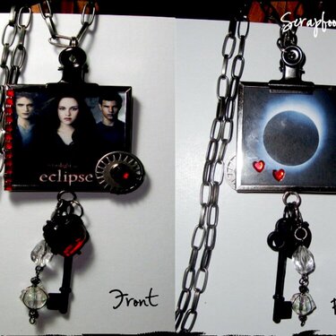 Eclipse metal necklace