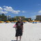 My grandson on the beach.