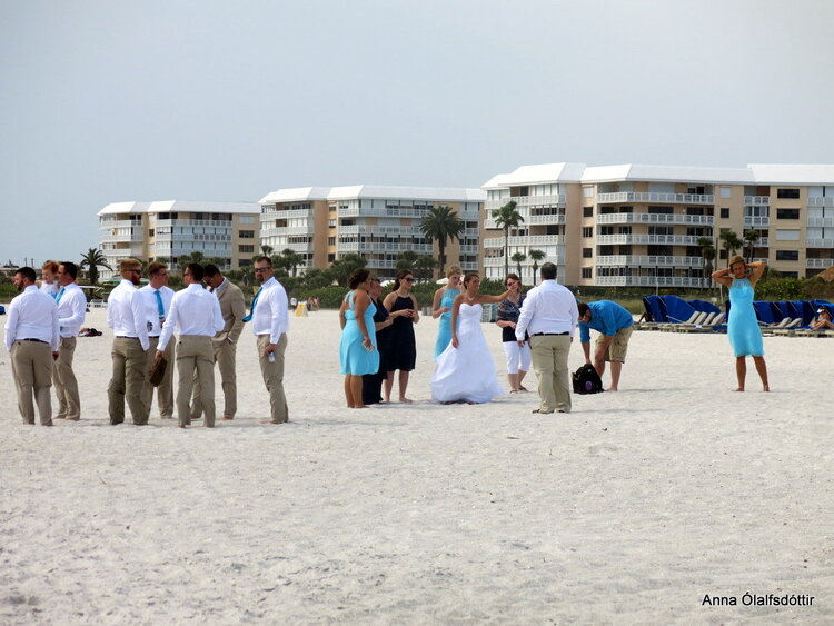 Wedding on the beach.