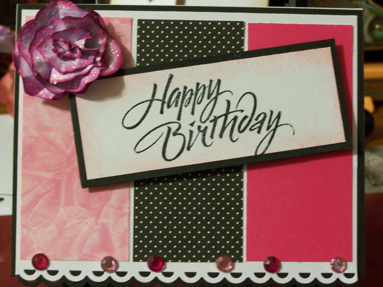 Happy Birthday Card (Girlie)