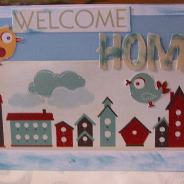 Welcome Home Card