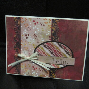 &quot;Hello&quot; card *Indian Summer*