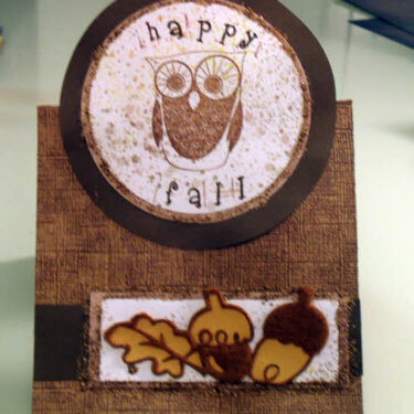 Happy Fall Owl