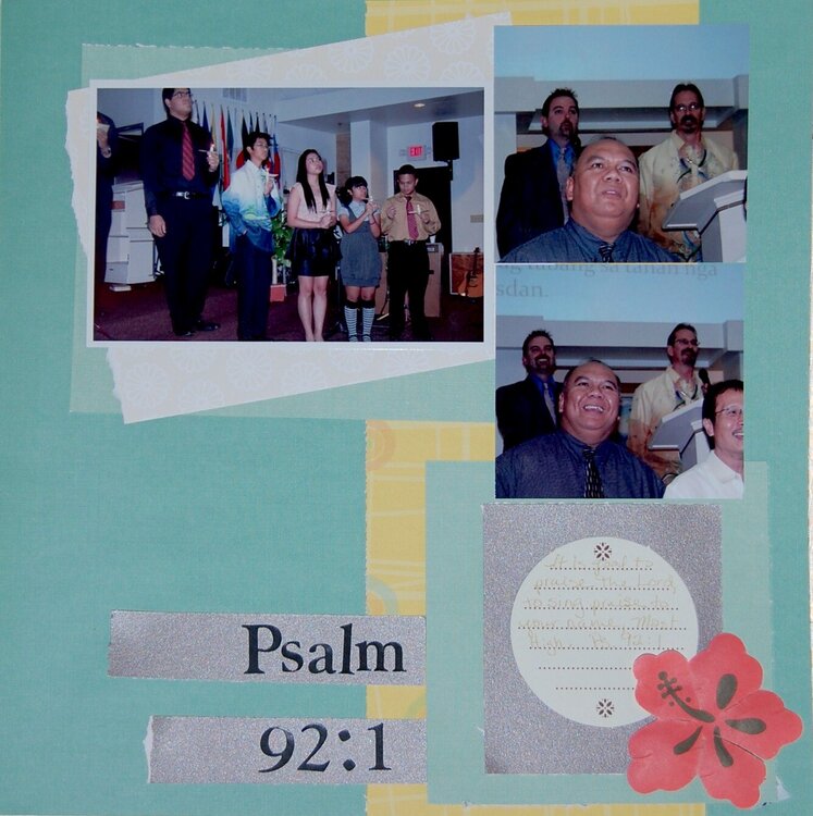 *Psalm 92:1*