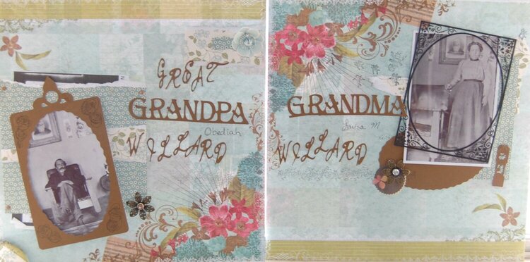 Great Grandpa and Grandma Willard*