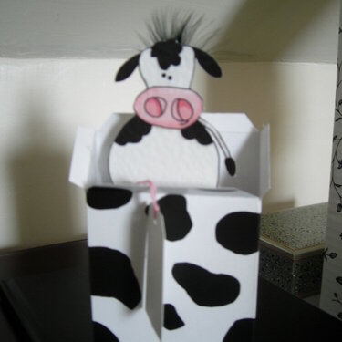 We are &quot;Moo-ving&quot;  pop out card