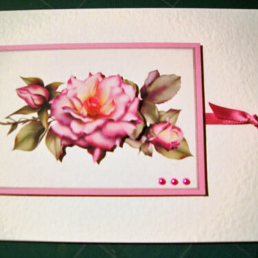 A Rose for a Rose Decoupage
