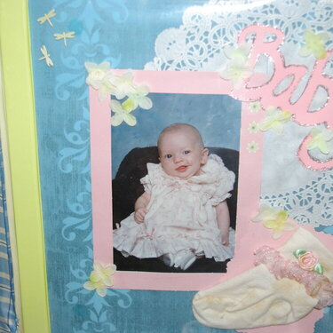my daughters yrs. scrapbook that im working on