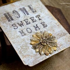 Decorative Board "Home sweet home"