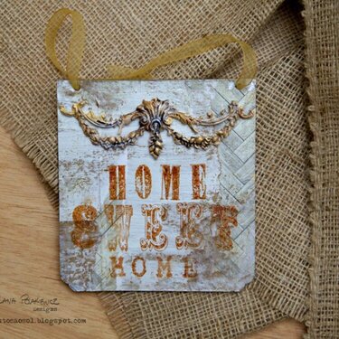 Decorative Board "Home sweet home 2"